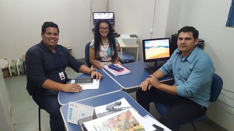 Joaquim Pedro, Ione Silva e Erinaldo Laurindo (da esquerda para a direita)